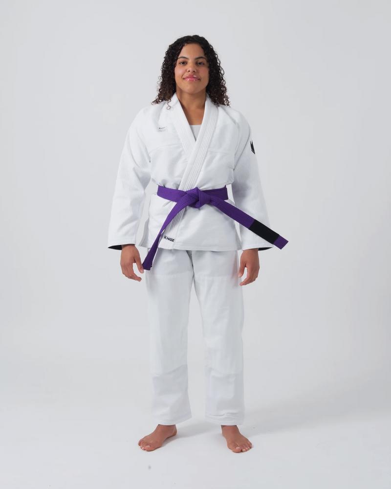 KINGZ womens kore v2 2024 edition BJJ GI - white